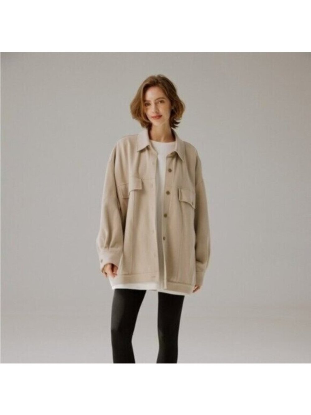 Nap Loungewear Jersey Fleece Oversized Shacket